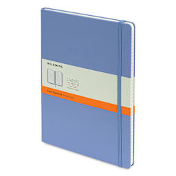 Moleskine Classic Hardcover Notebook - Hydrangea, Ruled, 9-3/4" x 7-1/2" (side view)