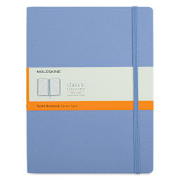 Moleskine Classic Hardcover Notebook - Hydrangea, Ruled, 9-3/4" x 7-1/2"