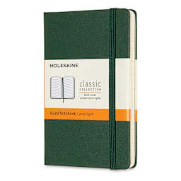 Moleskine Classic Hardcover Notebook - Myrtle Green, Ruled, 5-1/2" x 3-1/2"