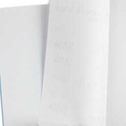 Clairefontaine Triomphe Notebooks, bleed of pen marks on blank paper 