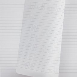 Clairefontaine Triomphe Notebooks, bleed of pen marks on lined paper 