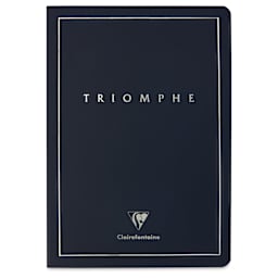 Clairefontaine Triomphe Notebook - Blue, A5, Blank, Portrait, front