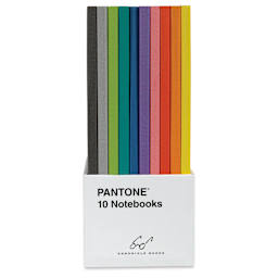 Pantone 10 Notebooks Set, in packaging