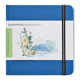 Hand Book Artist Journal - 5-1/2" x 5-1/2", Ultramarine Blue, Square, 128 Pages