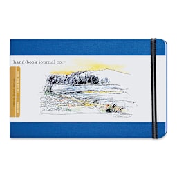 Hand Book Artist Journal - 5-1/2" x 8 1/4", Ultramarine Blue, Landscape, 128 Pages