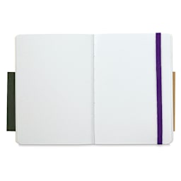 Pentalic Recycled Traveler's Sketchbook - 5-7/8" x 4-1/8", Purple