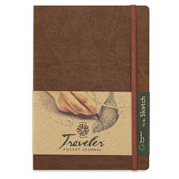 Pentalic Recycled Traveler Sketchbooks - Front cover of Metallic Copper Sketchbook