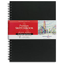 Stillman & Birn Alpha Series Sketchbook - 12" x 9", Portrait, Wirebound, 50 Sheets