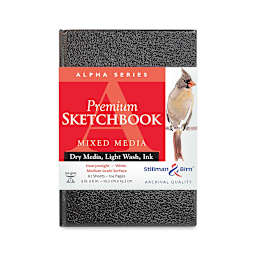 Stillman & Birn Alpha Series Hardcover Sketchbook - Front of 6" x 4" Portrait Sketchbook