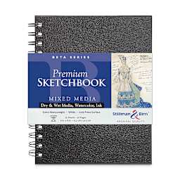 Stillman & Birn Beta Series Sketchbook - 8" x 6", Portrait, Wirebound, 25 Sheets