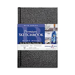 Stillman & Birn Beta Series Hardcover Sketchbooks - Front of 8 1/2" x 5 1/2" sketchbook showing label