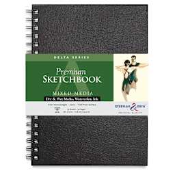 Stillman & Birn Delta Series Sketchbook - 10" x 7", Portrait, Wirebound