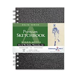 Stillman & Birn Delta Series Sketchbook - 8" x 6", Portrait, Wirebound, 25 Sheets