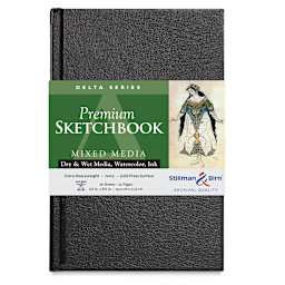 Stillman & Birn Delta Series Sketchbook - 8-1/2" x 5-1/2", Portrait, Hardbound