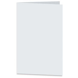 Arturo Vertical Folded Card - 6-1/2" x 9", White, Medium Greeting, Package of 100