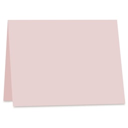 Arturo Folded Card - 5" x 6-1/2", Pale Pink, Small Reply, Package of 100
