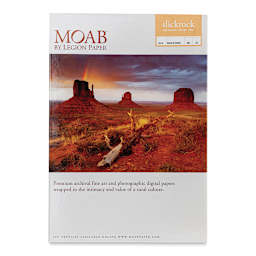 Legion Moab Slickrock Metallic Paper - 13" x 19", Pearl, Pkg of 25 Sheets