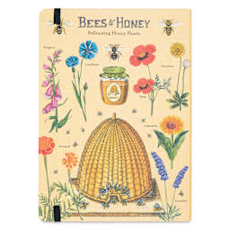 Cavallini Bees and Honey Large Notebook, back of notebook