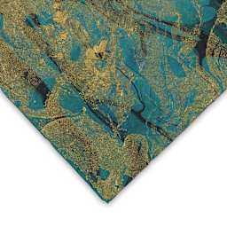 Marbled Momi Decorative Paper - Closeup of corner of Tidal Wave Paper
