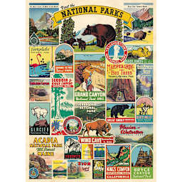 Cavallini National Parks Printed Paper