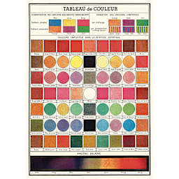 Cavallini Color Chart Printed Paper