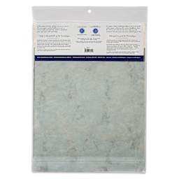 Aitoh Decorative Lokta Paper Pack - Penguins, 12" x 12", Pkg of 5, back of packaging