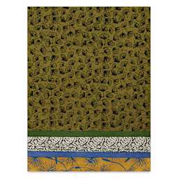 Aitoh Decorative Lokta Paper Pack - Leaves and Seeds, 12" x 12", Pkg of 5