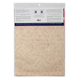 Aitoh Decorative Lokta Paper Pack - Reds, 12" x 12", Pkg of 5, back of packaging