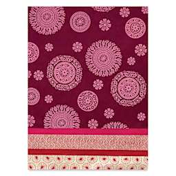 Aitoh Decorative Lokta Paper Pack - Reds, 12" x 12", Pkg of 5