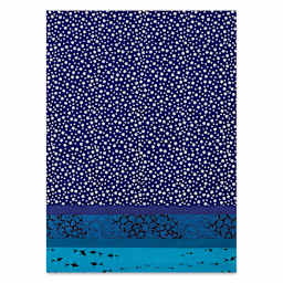 Aitoh Decorative Lokta Paper Pack - Blues, 12" x 12", Pkg of 5