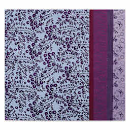 Aitoh Decorative Lokta Paper Pack - Purples, 8-1/2" x 11", Pkg of 5