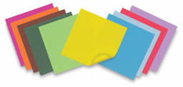 Folia Origami Sheets - Assorted small sheets shown overlapping
