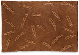 Sunwashed Nepalese Lokta Paper - Full sheet of Gold/Brown paper shown