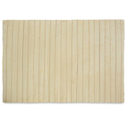 Black Ink Nepalese Oil Paper - Full sheet of Sticks paper showing bamboo sticks in stripes