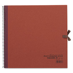 Holbein Multimedia Book - 10" x 10", Rust (front cover)