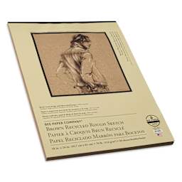 Bee Paper Brown Recycled Rough Sketch Pad - 18" x 24"