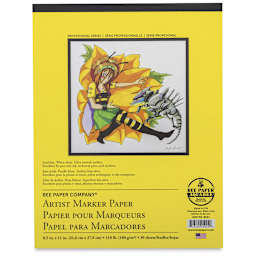 Bee Paper Aquabee Artist Marker Pad - 8-1/2" x 11", 30 Sheets