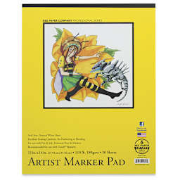 Bee Paper Aquabee Artist Marker Pad - 11" x 14", 30 Sheets