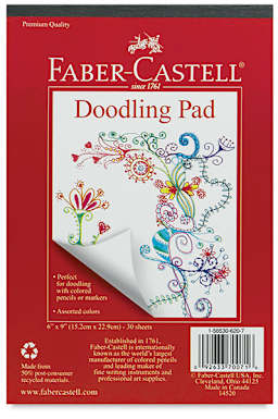 Faber-Castell Doodling Pad - Front cover of pad
