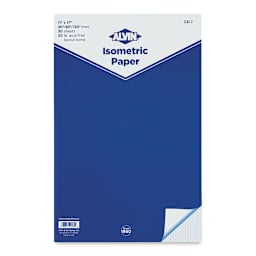 Alvin Isometric Paper Pad - 11" x 17", cover