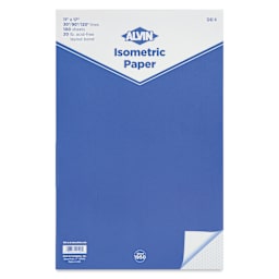 Alvin Isometric Paper Pad - 11" x 17", 100 Sheets, cover