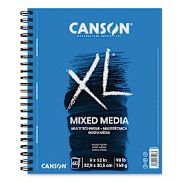 Canson XL Mixed Media Pad - 9" x 12", Portrait, 60 Sheets