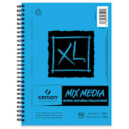 Canson XL Mixed Media Pad - 5-1/2" x 8-1/2", Portrait, 60 Sheets