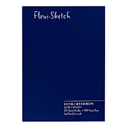 Global Art Flexi-Sketch Sketch Book, 7 in x 5 in Pool (Portrait), 120/Sheets