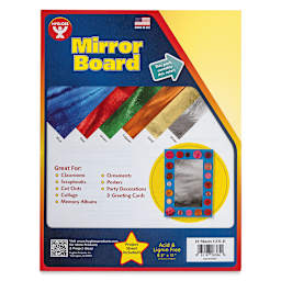 Mirror Boards - 8-1/2" x 11", Gold, 10 Sheets