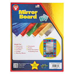 Mirror Boards - 8-1/2" x 11", Copper, 10 Sheets