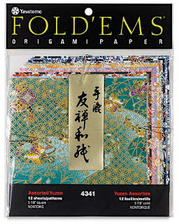Yasutomo Yuzen Origami Papers - Front of Assorted Colors package