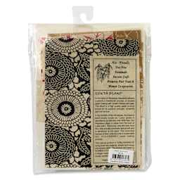 Lotka Decorative Paper Swatch Pack - Assorted, Pkg of 60, back of package