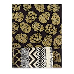 Nepalese Collection Lokta Paper - Front of Black/Cream Package
