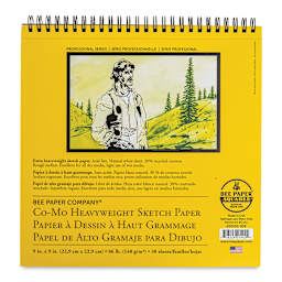 Bee Paper Co-Mo Sketch Pad - 9" x 9", 30 Sheets